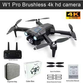 Resim SophosTech W1 Pro 480p Hd Kamera Drone – Katlanabilir, Fırçasız Motor, Wifi, Engel Kaçınma, Optik Konumlama 