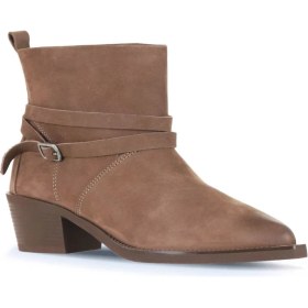 Resim Bueno Shoes Kahverengi Nubuk Kadın Topuklu Bot 01WD4006 01WD4006 