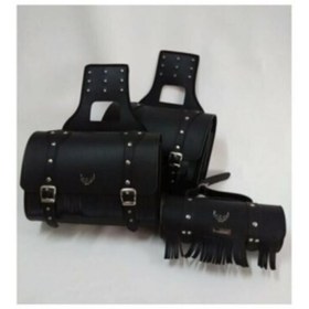 Resim PRC Motorsiklet Deri Yan Heybe Çanta 