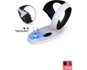 Resim Beboncool TP5-3505 LED Işıklı Playstation Vr2 Ps Vr2 Gamepad Joystick Manyetik Şarj Standı 