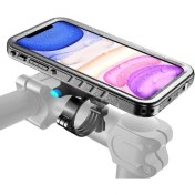 Resim 2 In 1 Bisiklet Telefon Tutucu, Su Geçirmez Kılıf iphone 12/12 / 12 Pro / 12 Pro Max / 12 Mini, Alüminyum Alaşım Hızlı Yayın Motosiklet Tutucu | Telefon Tutucular ve duruş(Yurt Dışından) 