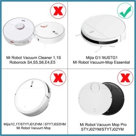 Resim Populer Xiaomi Mi Vacuum Mop 2in1 Essential Robot Süpürge ve Paspas Yedek Parça Seti Uyumlu 