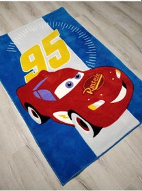 Resim Disney Halı Çocuk Odası Halısı D144Mcqueen Arabalı Halı 140X200 Çok Renkli 