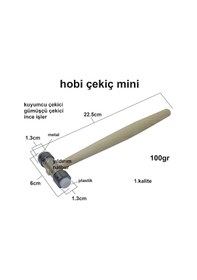 Resim Mini Çekiç Hobi Çekiç Kuyumcu Çekici Gümüşçü İnce İş Çekiç 