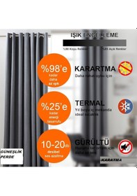 Resim Perdefony 20 Renk Blackout Karartma Perde Fon Perde 