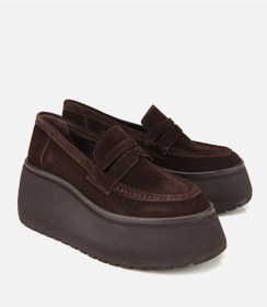 Resim Hotiç Kadın Süet Deri Kahverengi Dolgu Topuklu Günlük Loafer 01ayh315720a480 01ayh315720a480 Kahverengi 