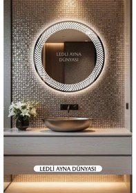 Resim 80 Cm Beyaz Premium Görünüm Led'li Banyo Aynası / Lavabo Üstü & Antre / Beyaz / 80 Cm Diğer 