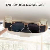 Resim Vkemall Araç Güneş Gözlüğü Kutusu - Evrensel Abs Malzeme İle Araç İçi Gözlük Saklama Kutusu Gri 