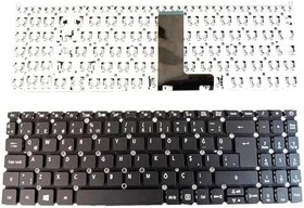 Resim Acer Extensa Ex215-21g Ex215-22g ile Uyumlu Notebook Klavye - Siyah - TR 