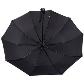 Resim 100 CM 10 Telli Tam Otomatik Unisex Yağmur Şemsiyesi (509678561) Siyah 