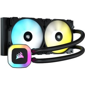 Resim Corsair H100 RGB CW-9060053-WW İşlemci Sıvı Soğutucu 240 MM 
