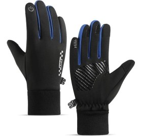 Resim Wennier Model Kış Çocuk Eldiveni Karşılıklı Isıtma Geçirmez Soğuktan Koruma Bisiklet Kaymazlık Önleyici (Yurt Dışından) 