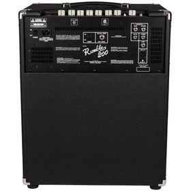 Resim Fender 2370506900 Rumble 200 V3 Bas Gitar Amfisi (Üst Segment) | Siyah/Gümüş, 200 Watt Güç, Hafif Tasarım, Overdrive Devresi, Güçlü Bas Tonları 