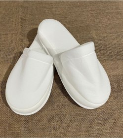 Resim PRİVATE 25 Çift Çift Kat Polyester Havlu Süslenebilir Lohusa Terliği Kalın Sünger Taban Otel Banyo Terlik 