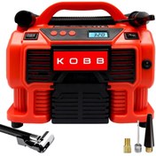 Resim KOBB Kb300 Dijital Basınç Göstergeli Lastik ve Yatak Şişirme Pompası 160 Psı Kb300 12volt/220volt 