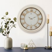 Resim Galaxy Kabartma Rakam Duvar Saati - Beyaz - 46 cm 