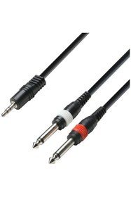 Resim Tunex Mr-500 1 Stereo 2 X 6.35 Mm Erkek 5 Metre Pc Telefon Amfi Ses Sistemi Kablosu 