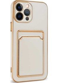 Resim İphone 12 Pro Uyumlu Zore Bark Kartlıklı Kılıf-mavi Mavi 