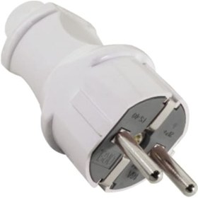 Resim Orel Topraklı Erkek Fiş Beyaz 220 Volt 