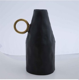 Resim Vitale Metal Yüzüklü Vazo 15 22 32 Cm Renkli 