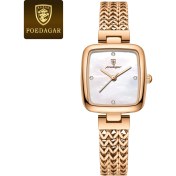 Resim 2xudc B Poedagar 768 Lüks Kare Saat Kadın Su Geçirmez Paslanmaz Çelik Bayanlar Kuvars Izle Elbise Zarif Saatler Moda Reloj (Yurt Dışından) 