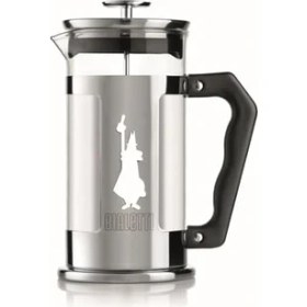 Resim Karokstore - Preziosa French Press: Yaklaşık 350ML Kapasiteli Kahve Hazırlayıcı - 18/10 Paslanmaz Çelik Gövde - Bulaşık Makinesinde Yıkanabilen Borosilikat Cam Sürahi - Paslanmaz Çelik Filtre Sistemi 
