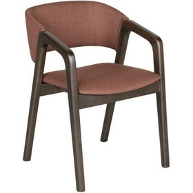 Resim Liva Kolçaklı Ahşap Sandalye Ceviz 