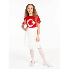 Resim Civil Girls Kız Çocuk Opak 30 Denye Külotlu Çorap 2-12 Yaş - Beyaz - Beyaz / 8-9 Yaş 