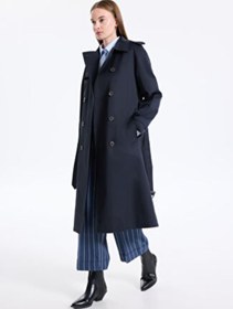 Resim Lauren Ralph Lauren Lacivert Kadın Standart Trençkot 297951259 
