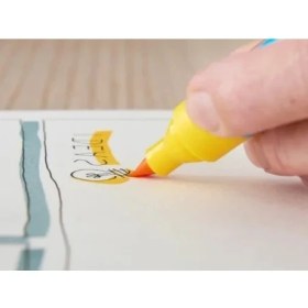 Resim Hakay Flipchart Efekt Markörü, Açık Mavi, Esnek Fırça Uçlu 