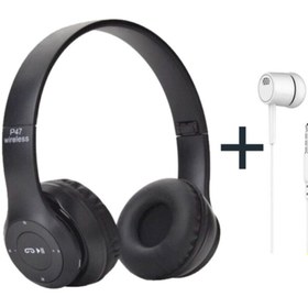 Resim DC TECNO P47 Wıreless 5.0+edr Bluetooth Kablosuz Mp3 Çalar Kulaklık P47 