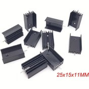 Resim 10 adet TO-220 Alüminyum Isı Yalıtım, 25x15x11mm, Şarj Edilmemiş, Elektronik Bileşenler İçin 1x İğne, Yüksek Enerji Aktarımı, Pil Gerektirmez, Elektronik Bileşenler İçin Isı Dağıtımı | Şık Soğutma | Dayanıklı Alüminyum 