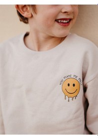 Resim Antebies Bej Sarı Uzun Kollu Erkek Çocuk Sweatshirt Çok Renkli 