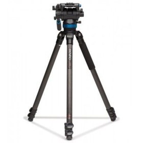 Resim Benro C-373Fbs8 Carbon Fiber Hidrolik Profesyonel Video Tripod Ki Benro