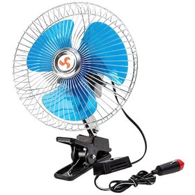 Resim Araba Fanı Kamyon Araç 12/24v Klip Fan Hava Sirkülatör 1 Adet 