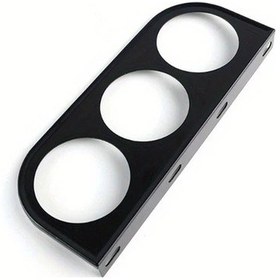 Resim Hightower Evrensel Siyah Üç Delikli Alet Montaj Braketi - 52mm Gösterge Paneli Kafesi 