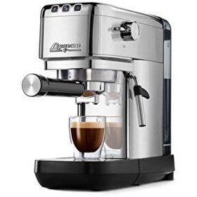 Resim Tchibo Lapressa Manuel Paslanmaz Çelik Espresso Makinesi 