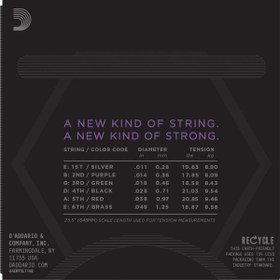 Resim D'Addario NYXL1149 Elektro Gitar Tel Seti - 11-49 Medium (Profesyonel) | Yüksek Mukavemetli NY Steel Çekirdek, Standart Nikel Tellere Göre Daha Parlak Ton, Üstün Pitch Stabilitesi ve Kırılmaya Karşı Direnç 