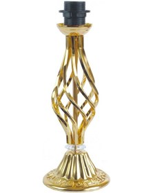 Resim Abajur Ayağı Gold Burgulu Model 