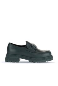 Resim Bueno Shoes Yeşil Deri Kadın Loafer 01wz1404 