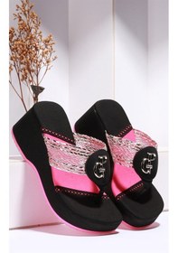 Resim Paris Pudra Siyah Zara Dolgu Taban Terlik-pembe Pembe 