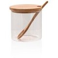 Resim Bambu Kapaklı Borosilikat Cam Kavanoz 350 Ml The Mia