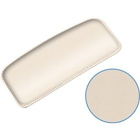 Resim Deri Dizlik Araba İç Yastık Minder Bellek Köpük Bacak Pedi Uyluk Desteği Araba Aksesuarları 1pcs-beige 