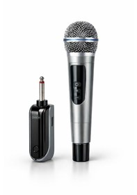 Resim Driton Mv-12 Profesyonel Eko Özellikli Yüksek Kaliteli Telsiz Jacklı Kablosuz El Mikrofonu 