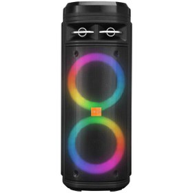 Resim Mikado Md-bt106 30w Usb/bt/tf/tws Led Işıklı Kablosuz Mikrofonlu Toplantı-parti Kule Hoparlör 