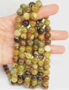 Resim Yeşil Alacalı Lal Granat Garnet Taşı Dizi 10mm 49238 