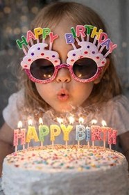 Resim Happy Birthday Harf Mum Seti - Renkli Pasta Üstü Doğum Günü Mumları 