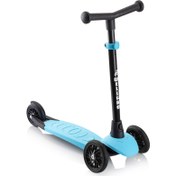 Resim Wellgro Turbo 3 Tekerli Yükseklik Ayarlı Scooter Mavi 