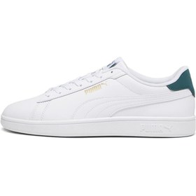 Resim Puma Smash 3.0 L Unisex Beyaz Ayakkabı 