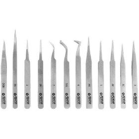 Resim Rico Rc7787 Cımbız Seti 12 Parça Paslanmaz - 57701 